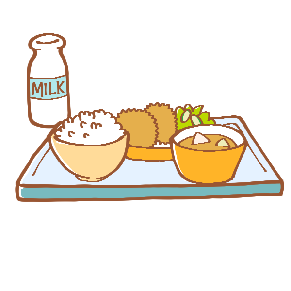 給食のイラスト